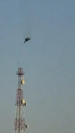 An American F-15 fighter jet crashed in Kuwait, the pilot ejected