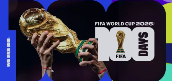 FIFA unveiled the official poster for the 2026 World Cup 100 days before the start of the tournament