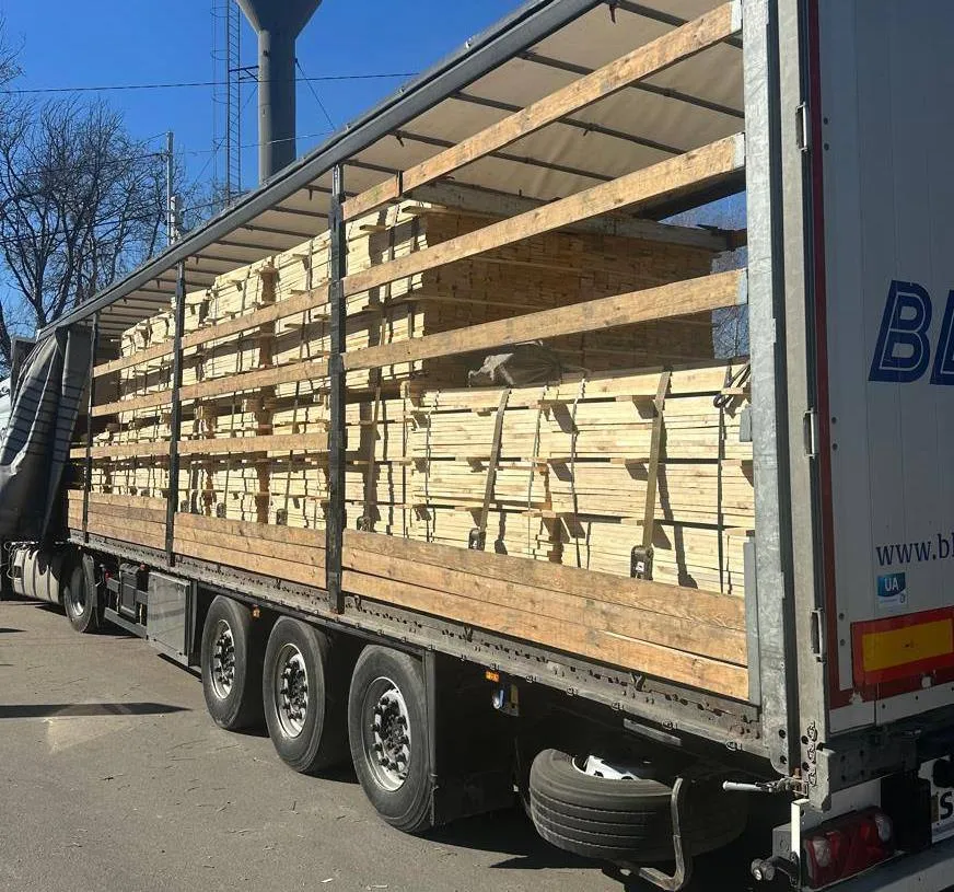 In Transcarpathia, customs officers stopped an attempt to illegally export pine wood to Poland