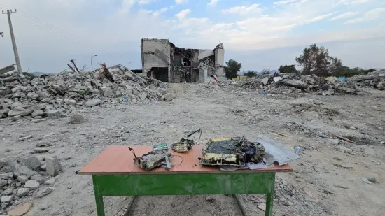 Rocket fragments near a school in Iran indicate the use of an American Tomahawk missile