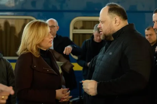 President of the Bundestag Julia Klöckner arrives in Kyiv for the first time 
